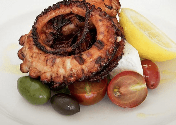 BBQ Greek Style Octopus