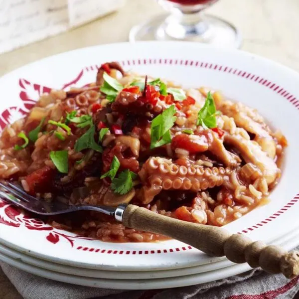 Octopus With Chilli Rice